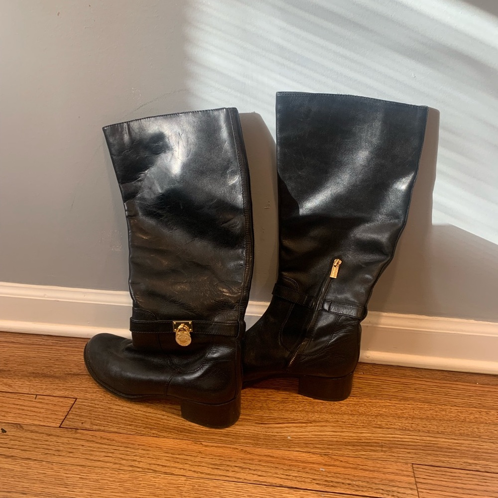 Michael Kors tall black boots